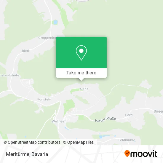 Карта Merltürme