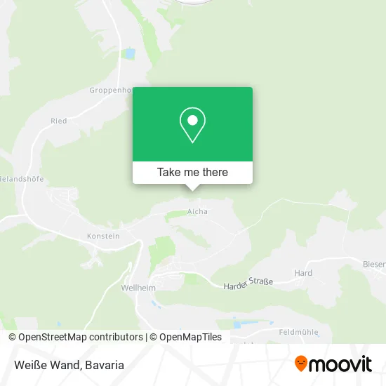 Карта Weiße Wand