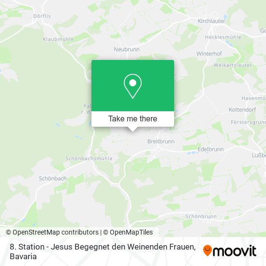 8. Station - Jesus Begegnet den Weinenden Frauen map