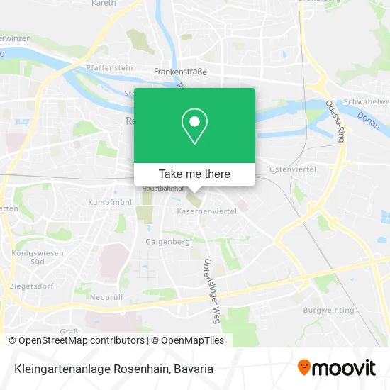 Карта Kleingartenanlage Rosenhain