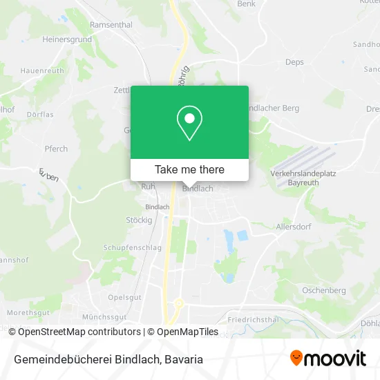 Карта Gemeindebücherei Bindlach