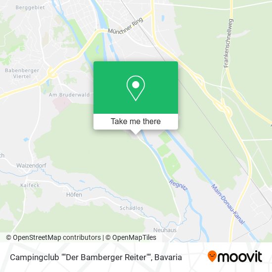 Campingclub ""Der Bamberger Reiter"" map