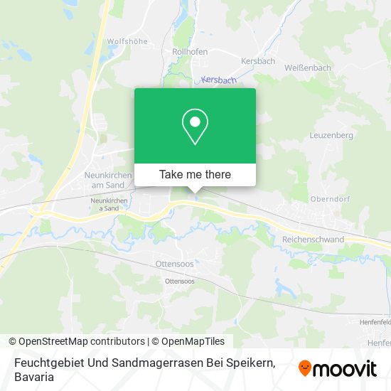 Feuchtgebiet Und Sandmagerrasen Bei Speikern map