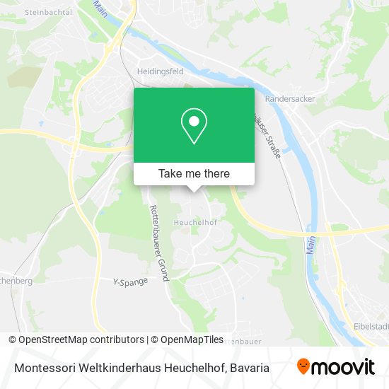 Montessori Weltkinderhaus Heuchelhof map