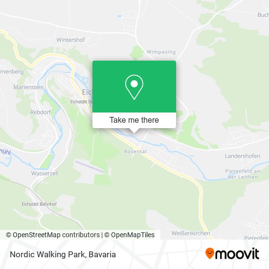 Карта Nordic Walking Park