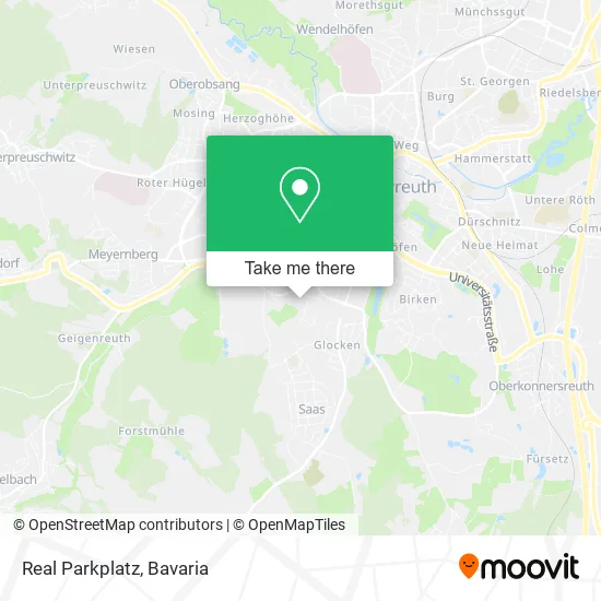 Карта Real Parkplatz