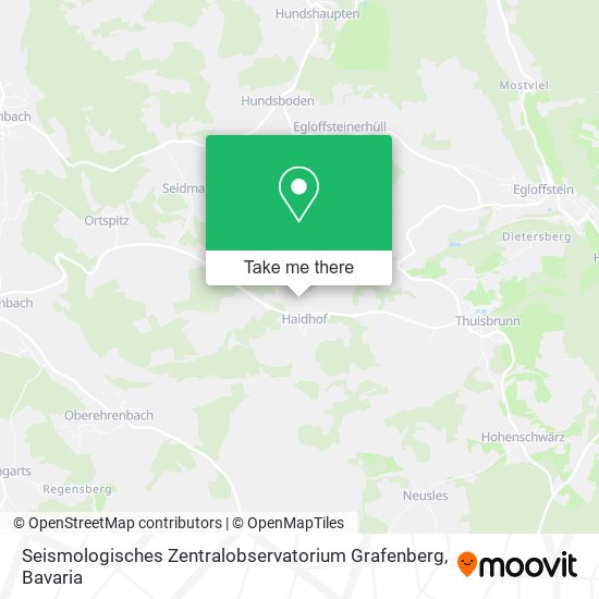 Seismologisches Zentralobservatorium Grafenberg map