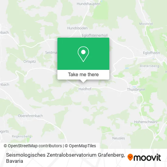 Карта Seismologisches Zentralobservatorium Grafenberg