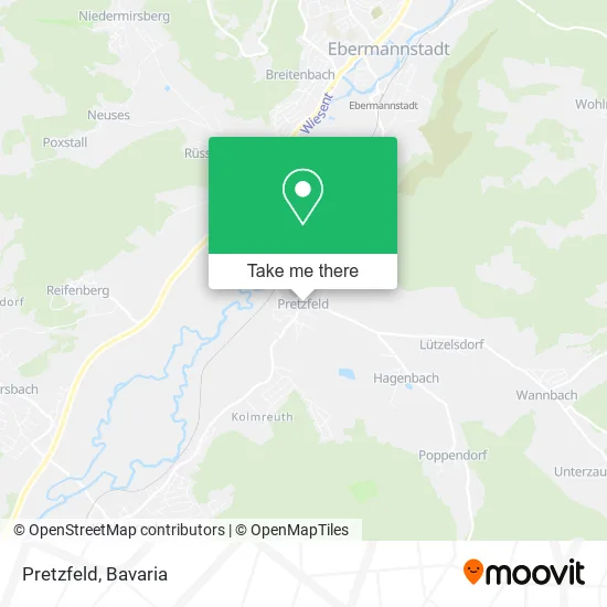 Карта Pretzfeld