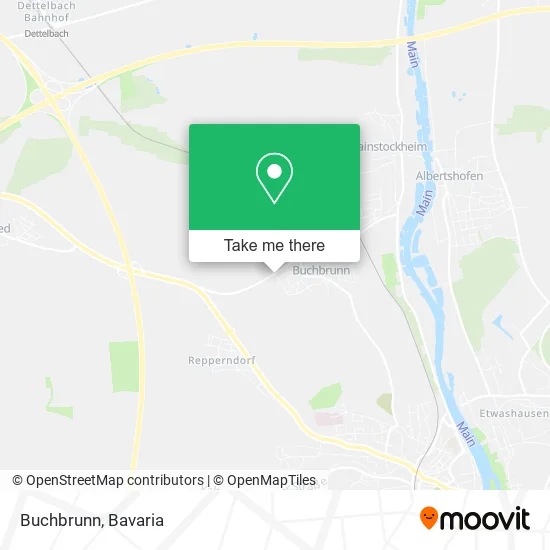 Карта Buchbrunn