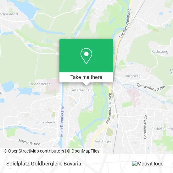 Карта Spielplatz Goldberglein