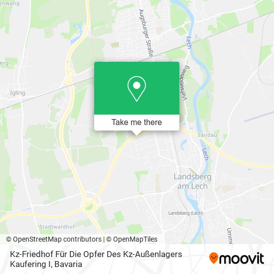 Kz-Friedhof Für Die Opfer Des Kz-Außenlagers Kaufering I map