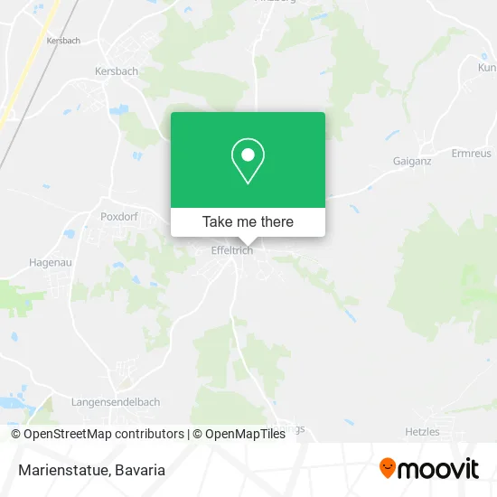 Карта Marienstatue