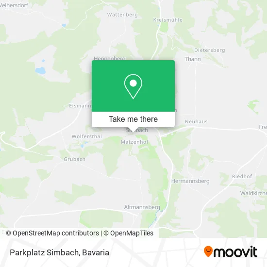 Карта Parkplatz Simbach