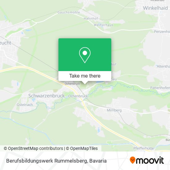 Berufsbildungswerk Rummelsberg map