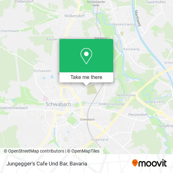 Jungegger's Cafe Und Bar map