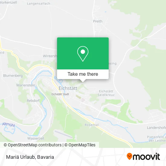 Карта Mariä Urlaub