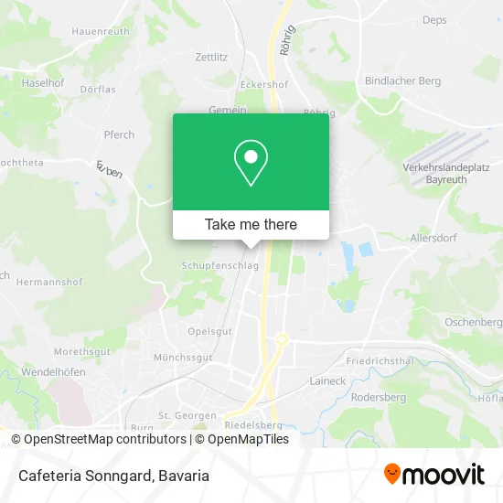 Карта Cafeteria Sonngard