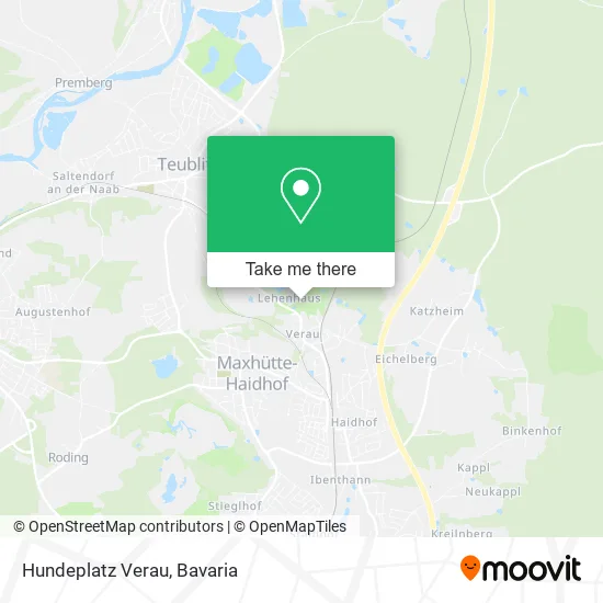 Карта Hundeplatz Verau