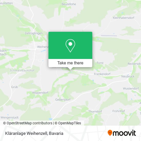 Kläranlage Weihenzell map