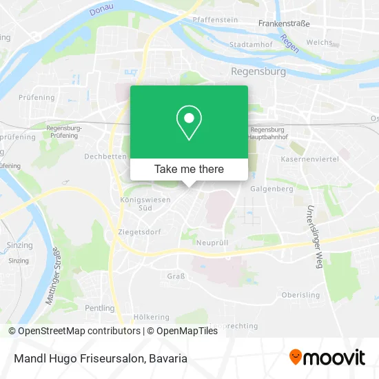 Карта Mandl Hugo Friseursalon