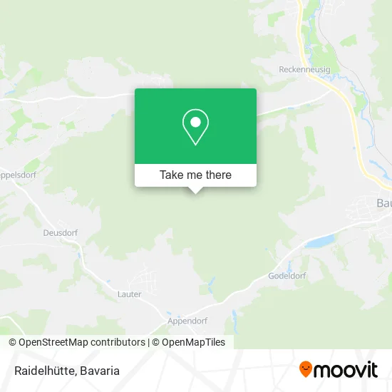 Карта Raidelhütte