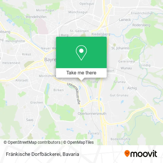 Карта Fränkische Dorfbäckerei