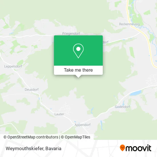 Weymouthskiefer map