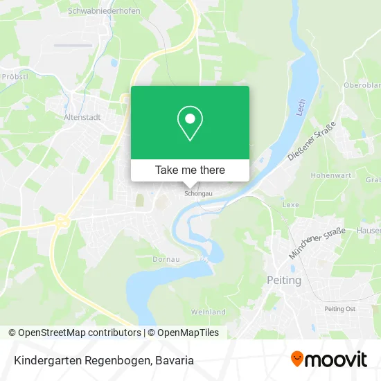 Карта Kindergarten Regenbogen