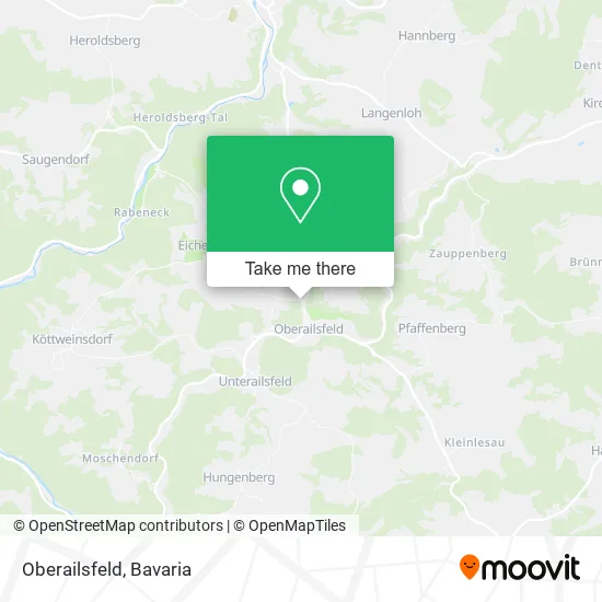 Карта Oberailsfeld