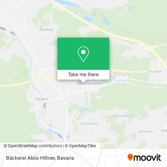 Bäckerei Alois Hiltner map