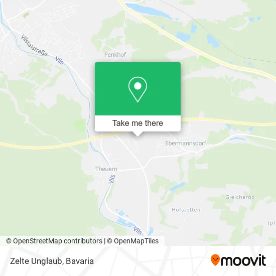 Карта Zelte Unglaub