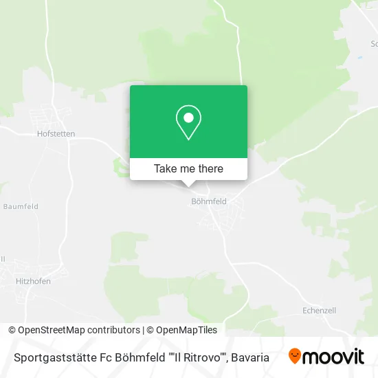 Карта Sportgaststätte Fc Böhmfeld ""Il Ritrovo""
