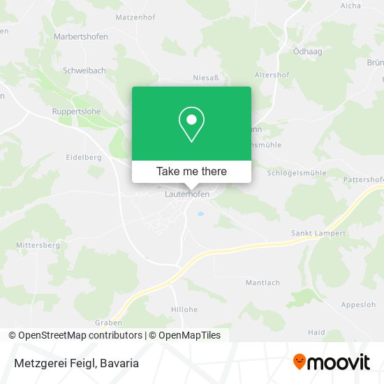 Metzgerei Feigl map