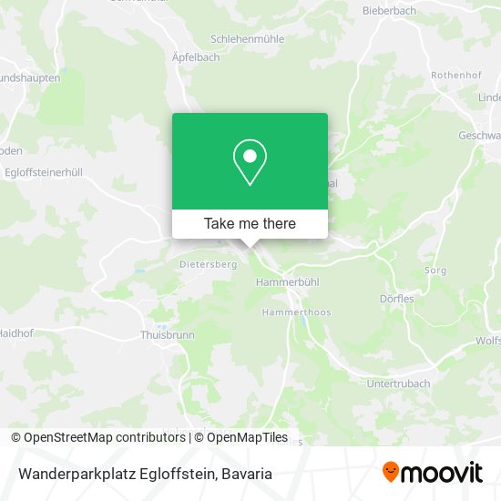 Wanderparkplatz Egloffstein map