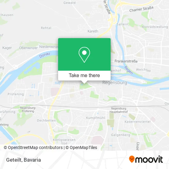 Карта Geteilt