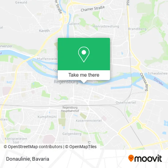 Карта Donaulinie