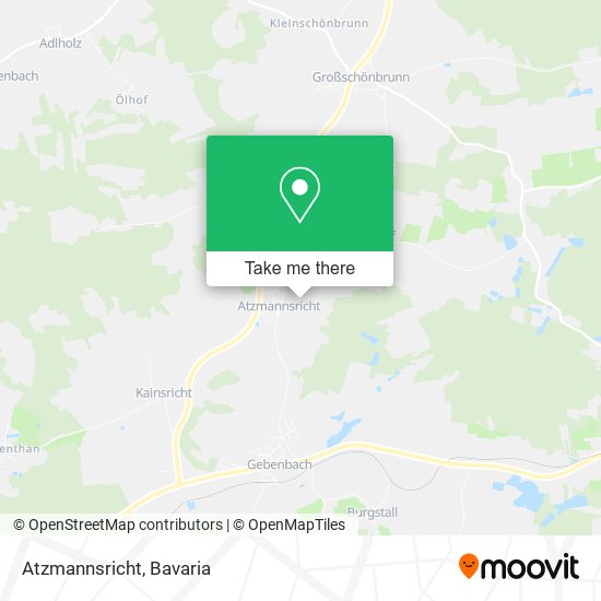 Карта Atzmannsricht