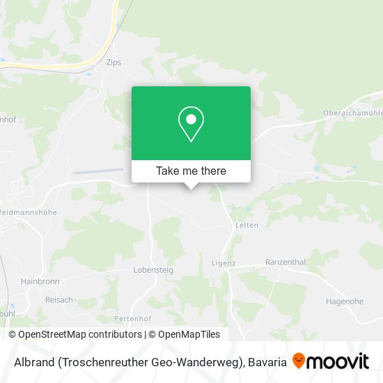 Albrand (Troschenreuther Geo-Wanderweg) map