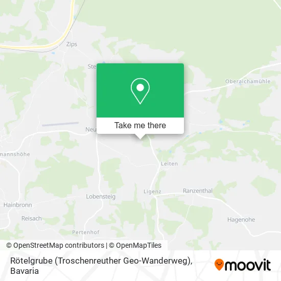 Карта Rötelgrube (Troschenreuther Geo-Wanderweg)