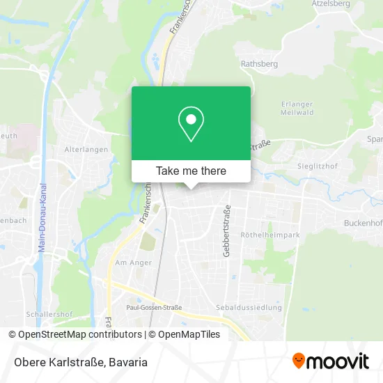 Карта Obere Karlstraße