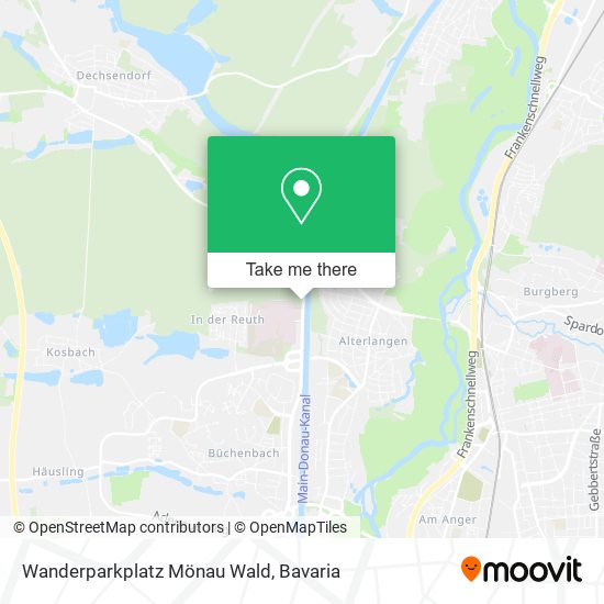 Карта Wanderparkplatz Mönau Wald