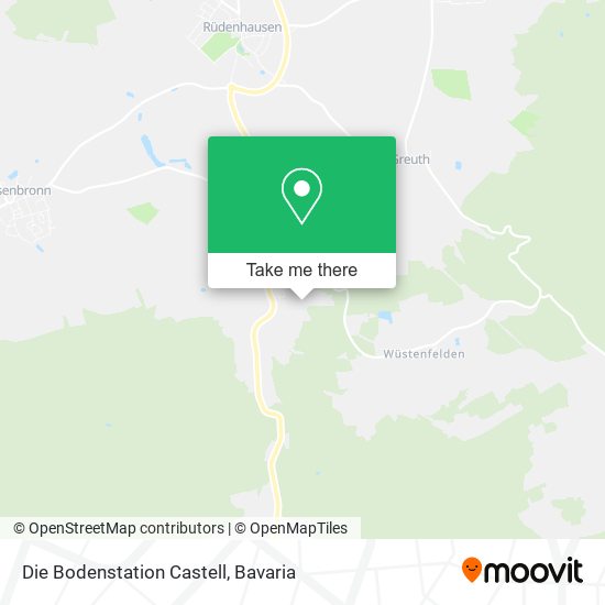 Die Bodenstation Castell map