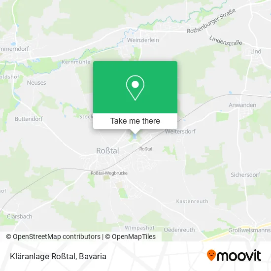Карта Kläranlage Roßtal