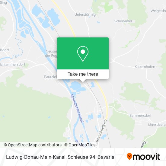 Ludwig-Donau-Main-Kanal, Schleuse 94 map