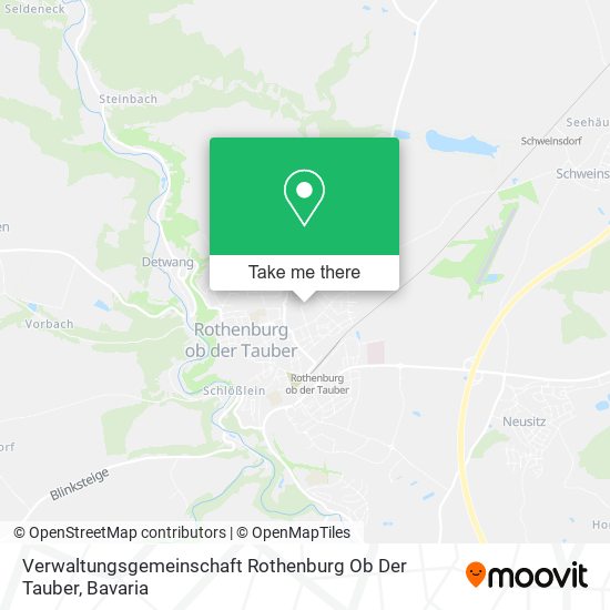 Verwaltungsgemeinschaft Rothenburg Ob Der Tauber map