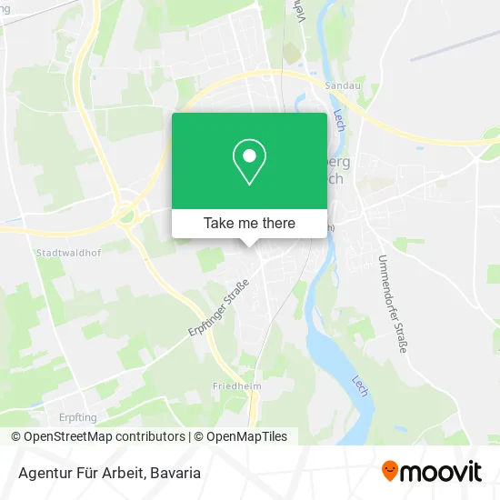 Карта Agentur Für Arbeit