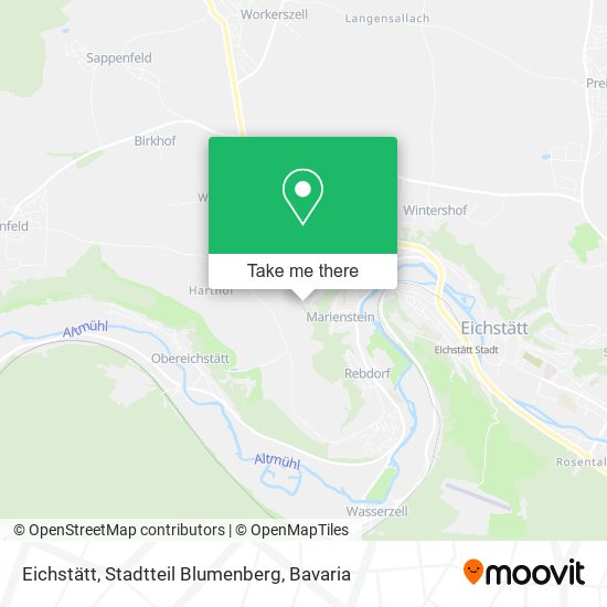 Eichstätt, Stadtteil Blumenberg map
