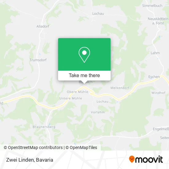 Карта Zwei Linden