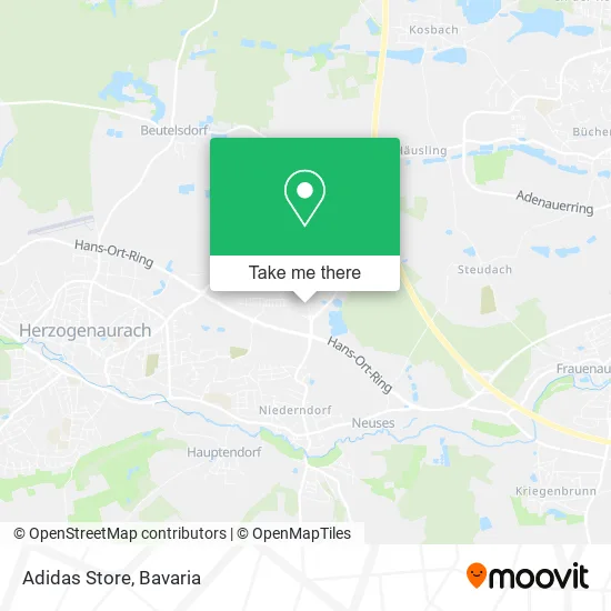 Карта Adidas Store